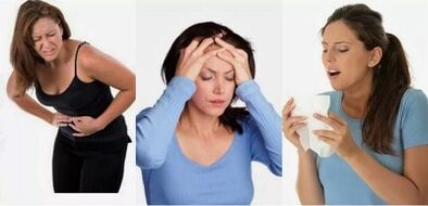 Unzeeche vu Parasiten am mënschleche Kierper